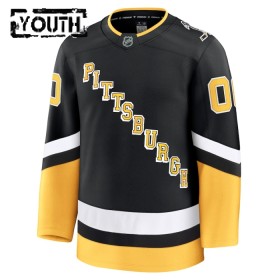 Dresovi Pittsburgh Penguins 2024-25 Fanatics Premium Custom Treći Crno - Dječji